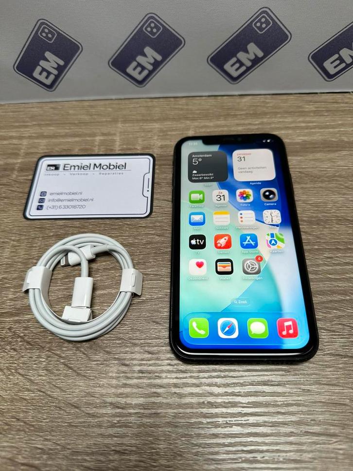 iPhone 11 - 64GB / batterij 100% / garantie, Telecommunicatie, Mobiele telefoons | Apple iPhone, Gebruikt, 64 GB, Zonder abonnement
