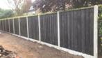 Nu Actie !! Vele Varianten Hout Beton Schuttingen, Ophalen, 6 meter of meer, Nieuw, 2 meter of meer