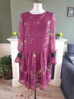 White No Man's Label aubergine jurk M 38 | Gratis Verzenden, Kleding | Dames, Maat 38/40 (M), Verzenden, Paars, Zo goed als nieuw