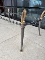 Italiaans Design Salontafel, Huis en Inrichting, Tafels | Salontafels, Ophalen, Zo goed als nieuw, Rechthoekig, Metaal