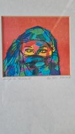 zeefdruk visage de Tunesië deel 5., Antiek en Kunst, Kunst | Litho's en Zeefdrukken, Ophalen of Verzenden