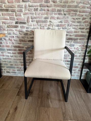 Eetkamerstoelen zand/beige - 4 stuks beschikbaar voor biedingen