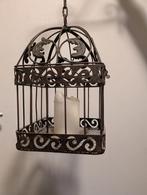 Sfeervolle Hang- en Staande Kaarslantaarn, Huis en Inrichting, Woonaccessoires | Kandelaars en Kaarsen, Ophalen, Grijs, Zo goed als nieuw