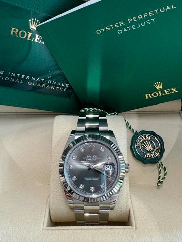 Rolex Datejust 41mm Grijs Diamanten 126334 Nieuw&ongedragen beschikbaar voor biedingen