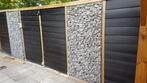 Schanskorven 2 x met keien zelf weghalen, Tuin en Terras, Grind, Keien en Split, Ophalen, Zo goed als nieuw, Grijs, Kei