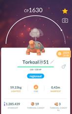 Torkoal Pokémon Trade GO 20k stardust, Ophalen, Zo goed als nieuw