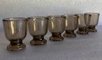 6 rookglas Arcoroc France eierdopjes, Ophalen of Verzenden