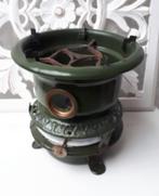 Emaille Petroleumstel met glaasje en lont, Antiek en Kunst, Antiek | Emaille, Ophalen of Verzenden