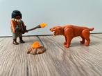 Playmobil Holbewoner met Sabeltandtijger, Kinderen en Baby's, Speelgoed | Playmobil, Ophalen of Verzenden, Gebruikt, Los playmobil