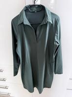 Jurk van travelstof met 2 steekzakken., Maat 42/44 (L), Ophalen of Verzenden, Zo goed als nieuw, Knielengte