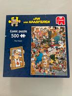 Jan van Haasteren Vlooienmarkt Puzzel + Poster, Ophalen of Verzenden, 500 t/m 1500 stukjes, Zo goed als nieuw, Legpuzzel