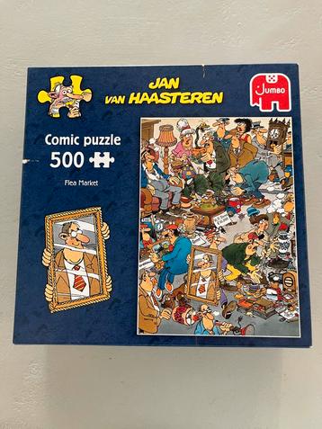 Jan van Haasteren Vlooienmarkt Puzzel + Poster beschikbaar voor biedingen