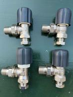 Nieuw, Herz radiatorkranen haaks 1/2, vier stuks, Ophalen of Verzenden, Zo goed als nieuw