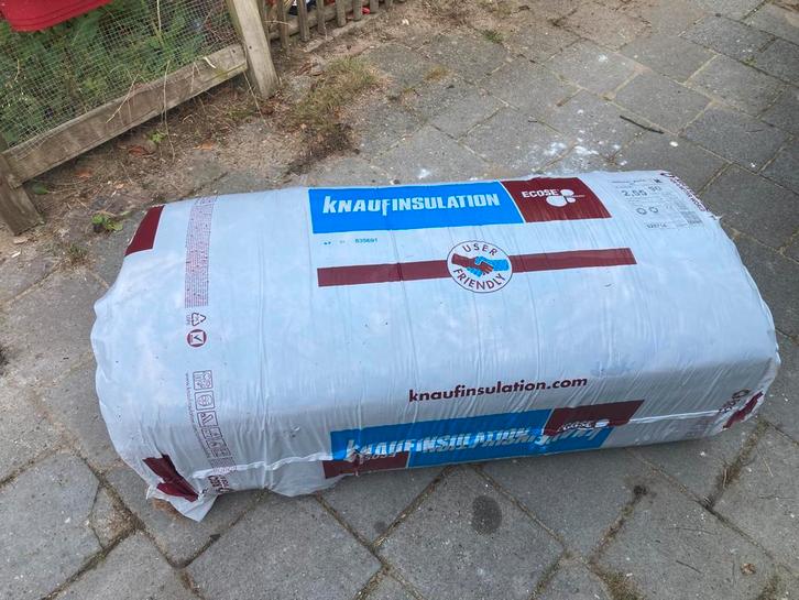 Knauf Mineraal Wol Isolatie - Nieuw!, Doe-het-zelf en Verbouw, Isolatie en Afdichting, Nieuw, Vloerisolatie, Glaswol, 8 tot 12 cm
