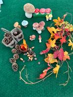 Herfst paddenstoelen, bladeren, mandjes, Ophalen of Verzenden, Zo goed als nieuw, Materiaal