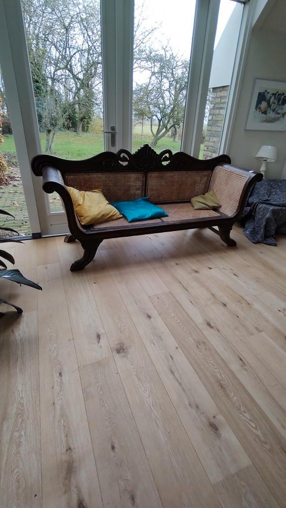 Javaanse Teakhouten Bank - Prachtig!, Antiek en Kunst, Antiek | Meubels | Stoelen en Banken, Ophalen