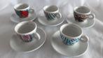 ILLY COLLECTION espresso A. CHIA kopjes 5 stuks, 1997, Huis en Inrichting, Keuken | Servies, Overige materialen, Ophalen of Verzenden
