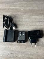 Panasonic GH5/GH5s Batterij + Oplader, Ophalen of Verzenden, Gebruikt, Oplaadbaar