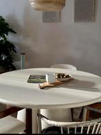 Gigameubel Boaz Eettafel - Crèmekleurig 150cm, Ophalen, Overige materialen, Gebruikt, 100 tot 150 cm