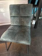 Te koop 8 eetkamer stoelen Ruby (4 blauw en 4 antraciet), Ophalen, Blauw, Zo goed als nieuw, Stof