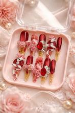 XS Press on Nails - Handgemaakt Design, Nieuw, Ophalen of Verzenden, Handen en Nagels, Toebehoren