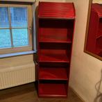 Pastoe roldeurkast, Amsterdammertje, rood, is beschadigd., Ophalen, Gebruikt