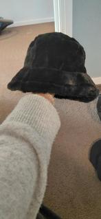 Zwarte Zachte Bucket Hat, Kleding | Dames, Hoeden en Petten, Ophalen, Nieuw, One size fits all, Hoed