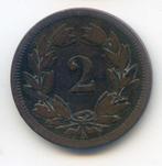 Zwitserland 2 Rappen 1851, Ophalen of Verzenden, Overige landen