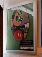 Mr.kas kunst  schilderpellet prachtige Mickey Mouse, Antiek en Kunst, Kunst | Litho's en Zeefdrukken, Ophalen of Verzenden