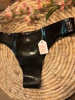 String / Latex / Maat M, Verzenden, Zwart, String