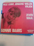 Gonnie baars 7 inch alle leuke jongens willen vrijen, Cd's en Dvd's, Ophalen of Verzenden, Zo goed als nieuw