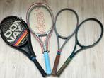 4 vintage rackets, Sport en Fitness, Tennis, Ophalen of Verzenden, Zo goed als nieuw, Wilson, Racket
