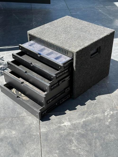 Audiokist Flightcase gereedschap 19” inch, Audio, Tv en Foto, Professionele Audio-, Tv- en Video-apparatuur, Gebruikt, Audio, Ophalen