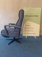 Sta op relax fauteuil Prominent Stockholm ZGAN op accu 🔋, Ophalen of Verzenden, Zo goed als nieuw, Stof, 50 tot 75 cm