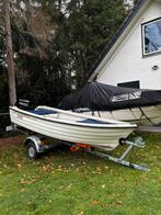 Crescent 410 met 20pk Mercury en trailer, Watersport en Boten, Motorboten en Motorjachten, Ophalen, 10 tot 30 pk, Gebruikt, Snelvarend