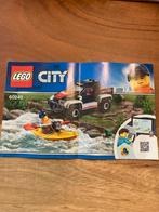 Lego City Jeep en Kano 60240 - Compleet!, Ophalen of Verzenden, Gebruikt, Complete set, Lego