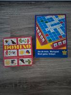 Vintage Domino & Woordspel - King, Gebruikt, Ophalen of Verzenden, King, Reisspel