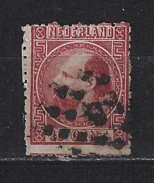 Nederland 8 geb Willem III 1867 ; Nederland voor 10% CW, Postzegels en Munten, Postzegels | Nederland, Gestempeld, T/m 1940, Verzenden