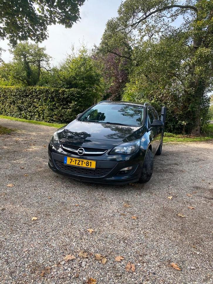 Opel Astra 1.4 Turbo LPG 2014, Auto's, Opel, Particulier, Astra, LPG, A, Stationwagon, Handgeschakeld, Origineel Nederlands, Zwart