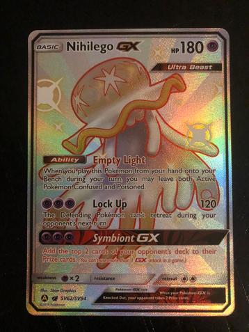 Nihilego GX (HIF SV62) (Near Mint) beschikbaar voor biedingen