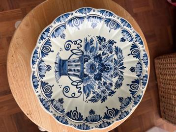 Delfs blauw wandbord beschikbaar voor biedingen