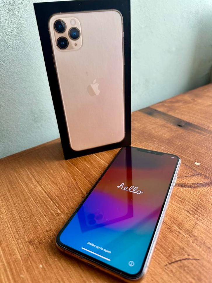 Apple iPhone 11 Pro Max, Telecommunicatie, Mobiele telefoons | Apple iPhone, 64 GB, iPhone 11 Pro Max, Goud, Ophalen of Verzenden