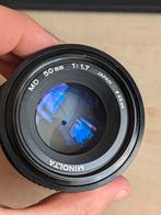 minolta md 50mm f/1.7 camera lens, Ophalen of Verzenden, Zo goed als nieuw, Standaardlens