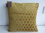 De kussenfabriek okergeel kussen Frior mustard met print, Huis en Inrichting, Woonaccessoires | Kussens, Ophalen of Verzenden