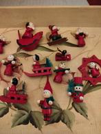 Houten Kerstboomhangers - Vintage Charme, Ophalen of Verzenden, Gebruikt