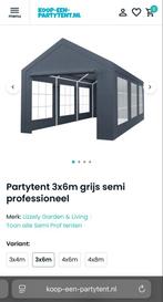 Partytent 3x6m - Ideaal voor Feesten! Nooit gebruikt, Ophalen, Partytent, Minder dan 4 meter, Nieuw