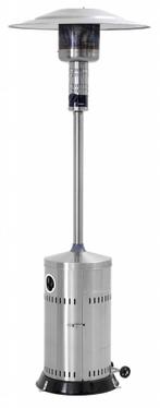 Terrasverwarmer op gas + gasfles, Tuin en Terras, Terrasverwarmers, Ophalen, Gebruikt, Gas, Vloer