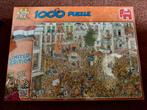 Jan van Haasteren puzzel limited edition de inhuldiging, Ophalen of Verzenden, 500 t/m 1500 stukjes, Zo goed als nieuw, Legpuzzel