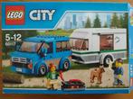 LEGO City 60117 Busje en Caravan - Vakantieplezier!, Ophalen of Verzenden, Zo goed als nieuw, Complete set, Lego