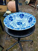 Blauw-wit decoratieve porseleinen schaal I.z.g.s., Ophalen of Verzenden